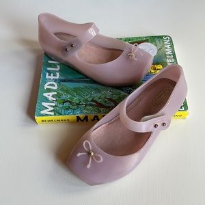 Mini Melissa | Pink Pearl Ballet Maryjanes | 10T